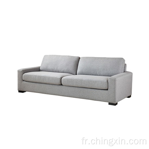 Canapé en tissu gris Ensembles Salon Canapé Sofa Meubles